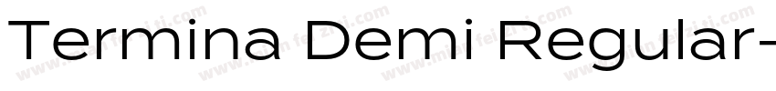 Termina Demi Regular字体转换